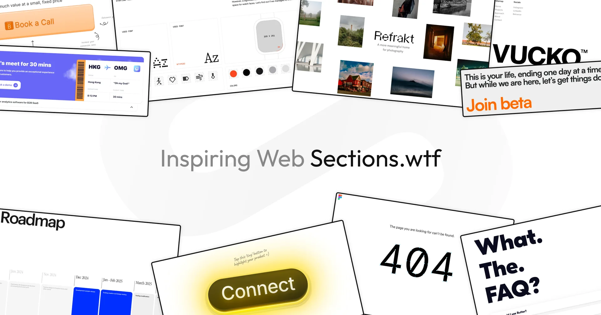 Product screenshot of Sections.wtf — Tool Directories