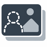 Remove person from photo logo