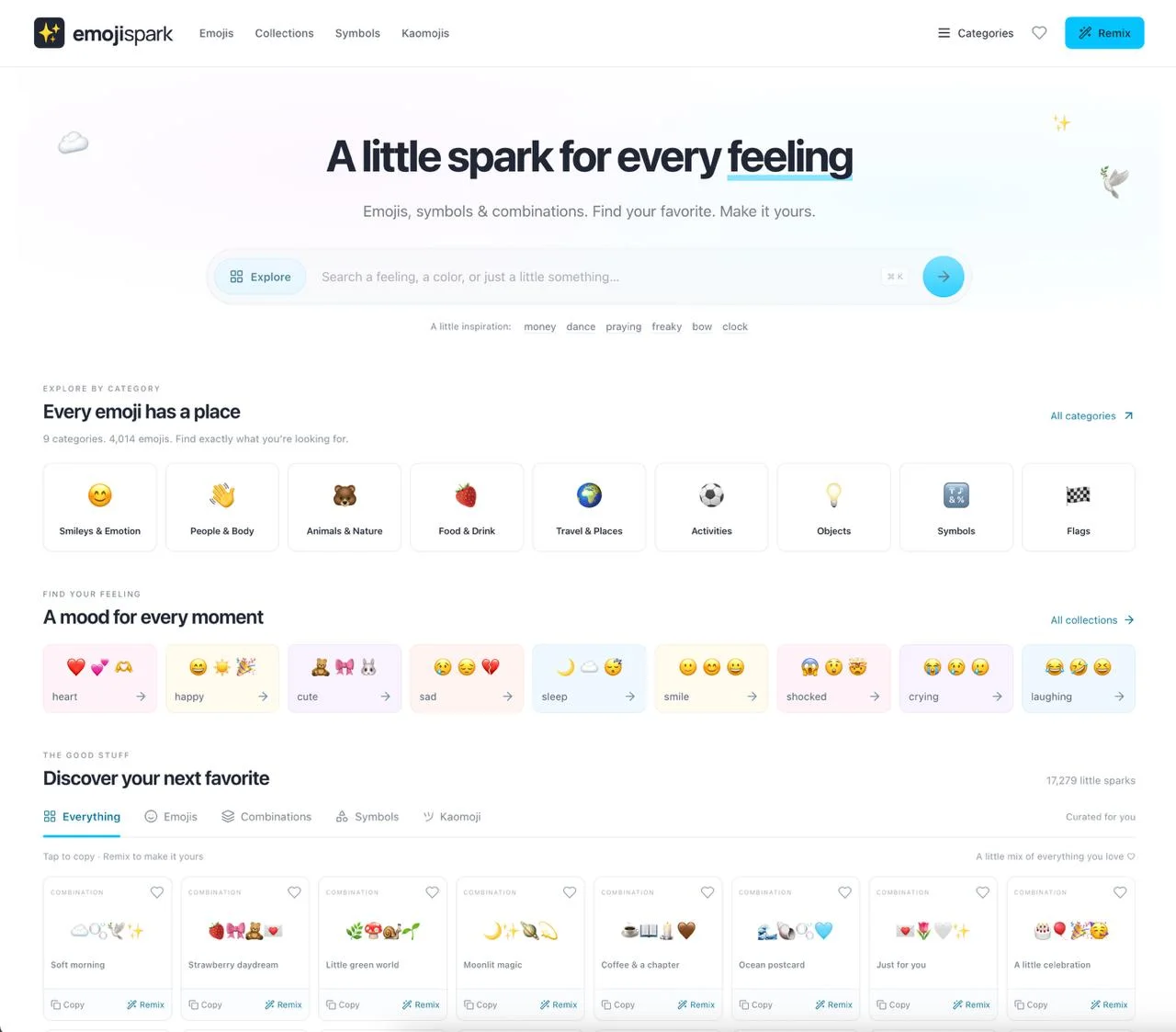 Product screenshot of EmojiSpark — Design Tools