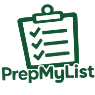 PrepMyList logo