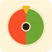 yes or no wheel logo