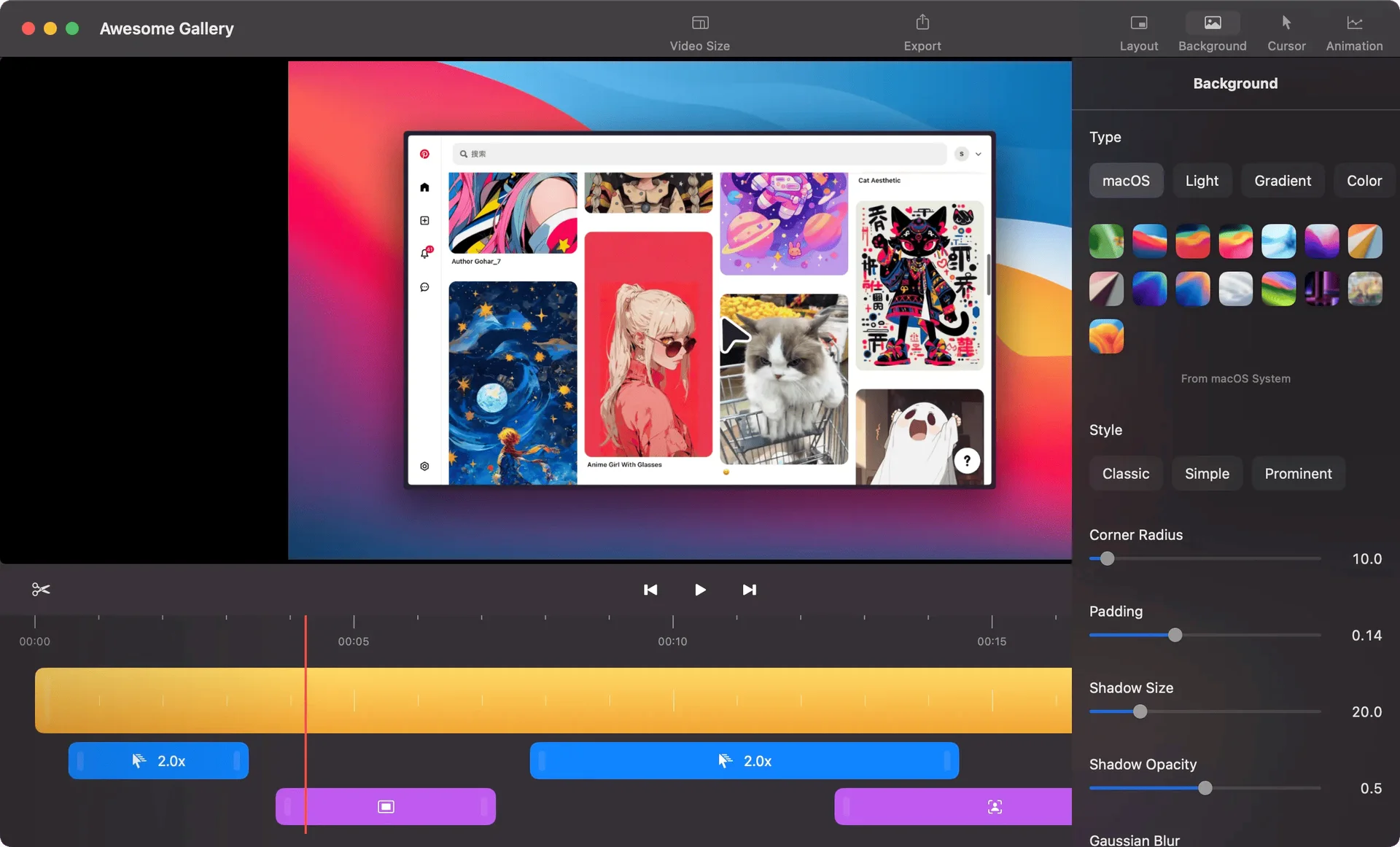 Product screenshot of ScreenSage Pro — Video Tools