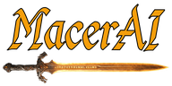 Macer AI | Zero-prep TTRPG logo
