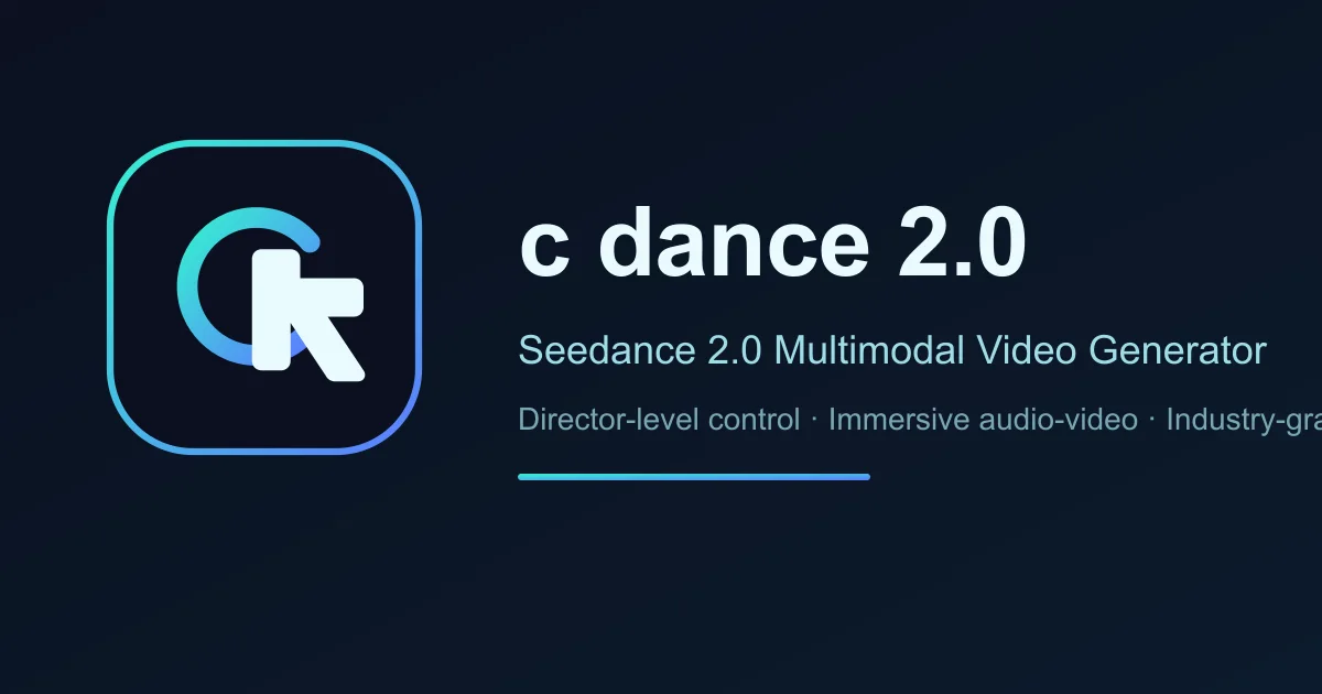 Product screenshot of c dance 2.0 — AI Tools
