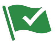 Tea App Green Flags logo