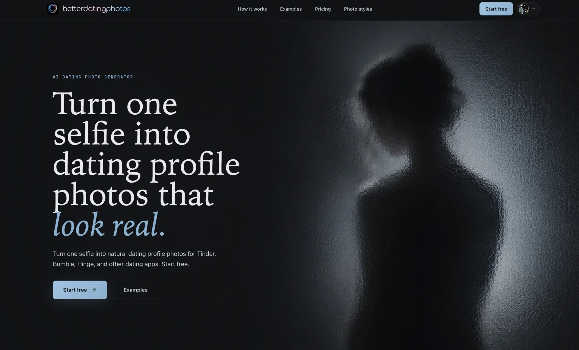 Product screenshot of Better Dating Photos — AI Tools