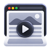 Website Scroll Video logo